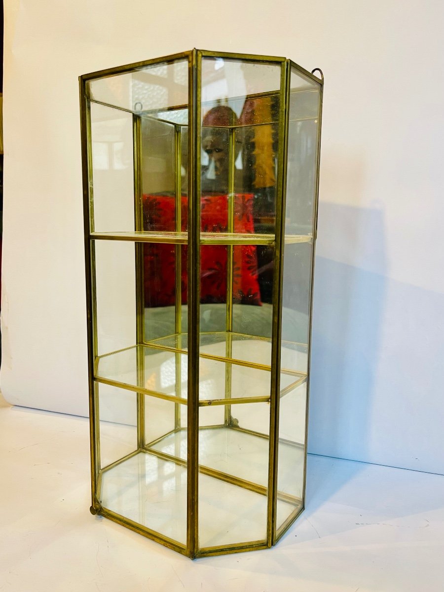 Vitrine Verre Et Laiton -photo-3